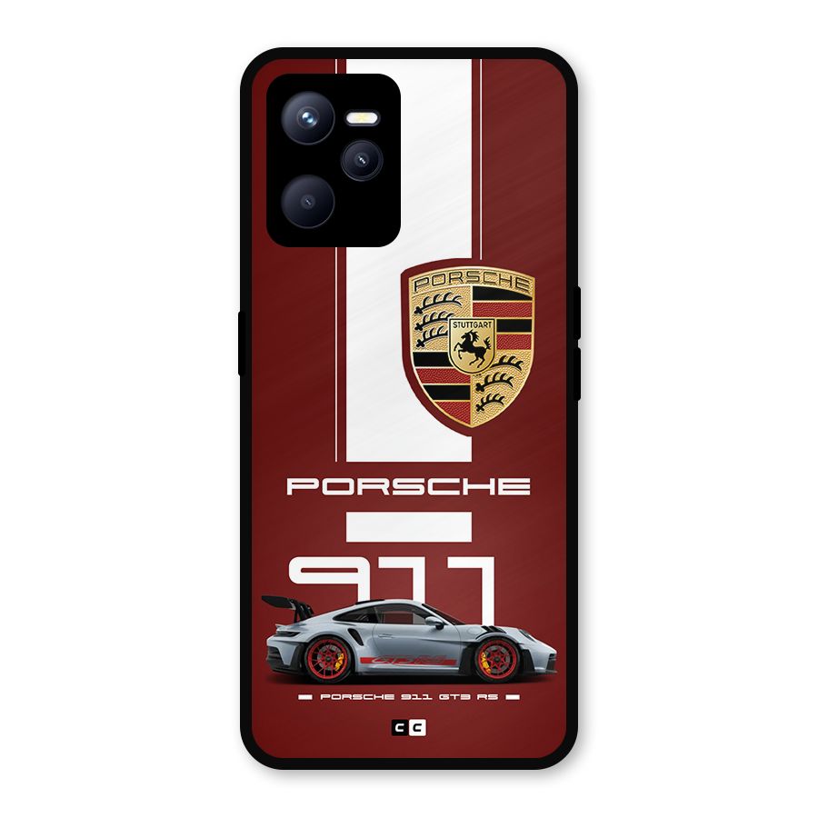 Luxe Supercar Metal Back Case for Realme C35