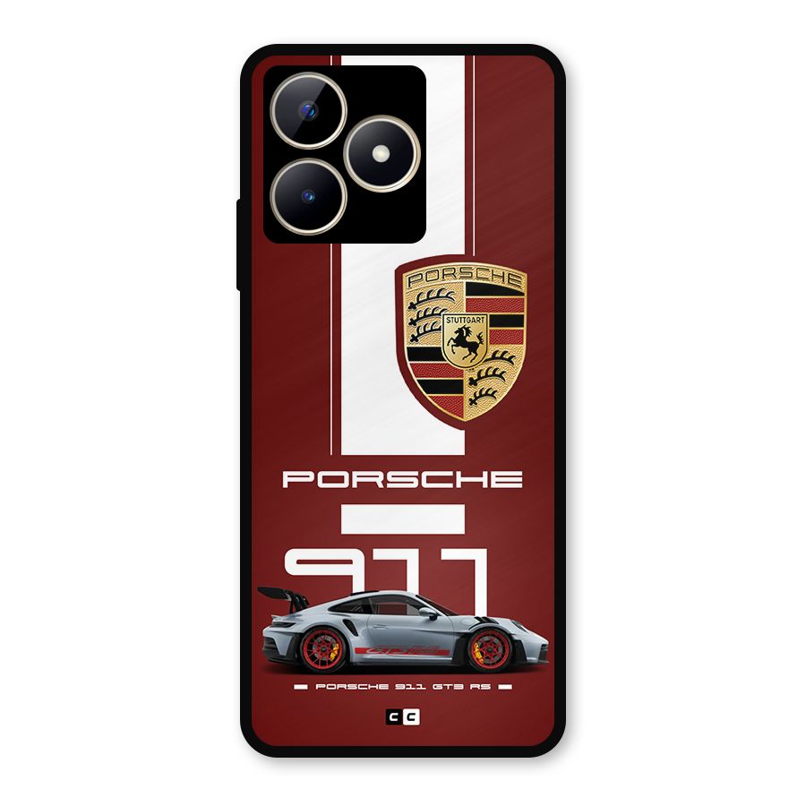 Luxe Supercar Metal Back Case for Realme C53