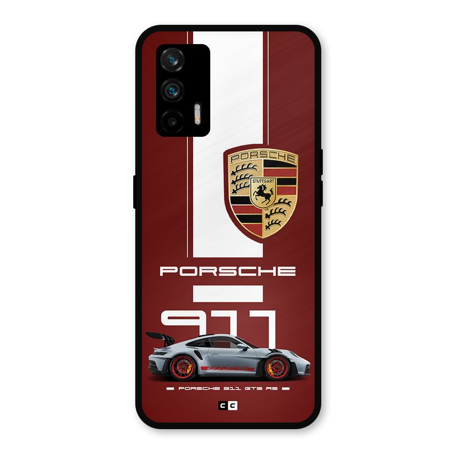 Luxe Supercar Metal Back Case for Realme GT 5G