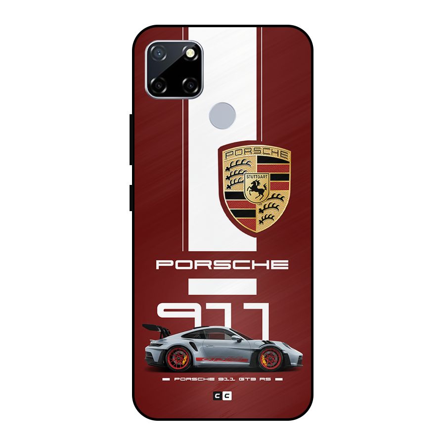Luxe Supercar Metal Back Case for Realme Narzo 20