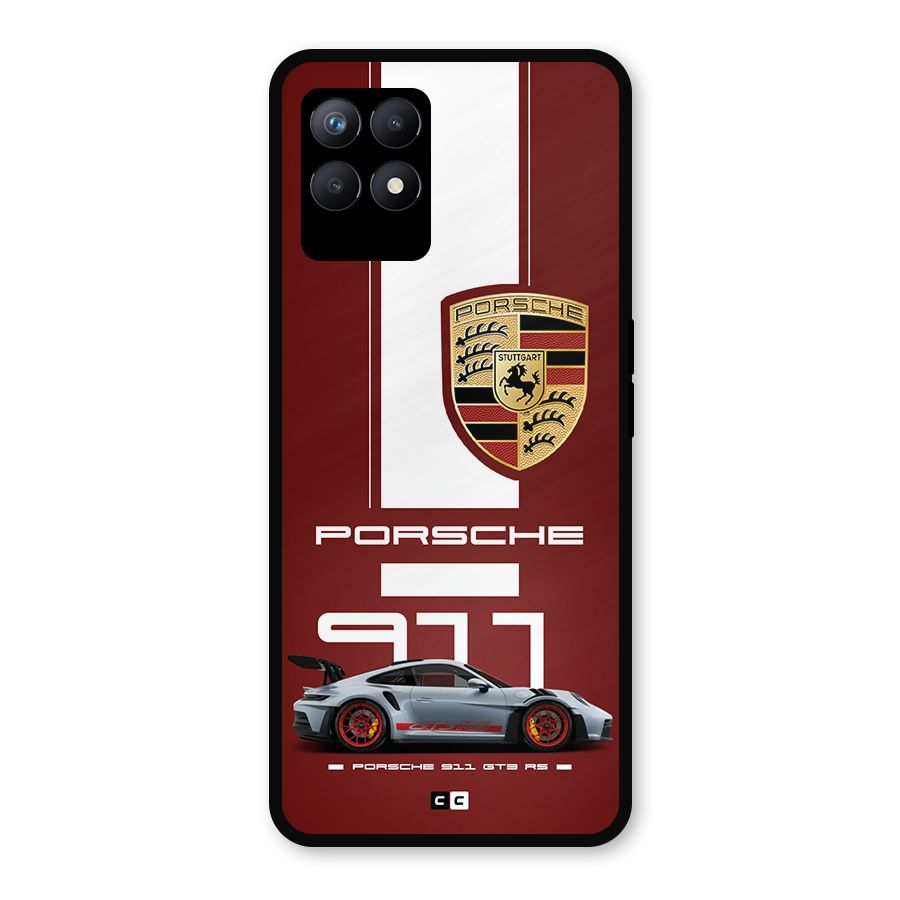 Luxe Supercar Metal Back Case for Realme Narzo 50