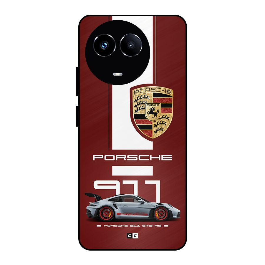 Luxe Supercar Metal Back Case for Realme Narzo 60X