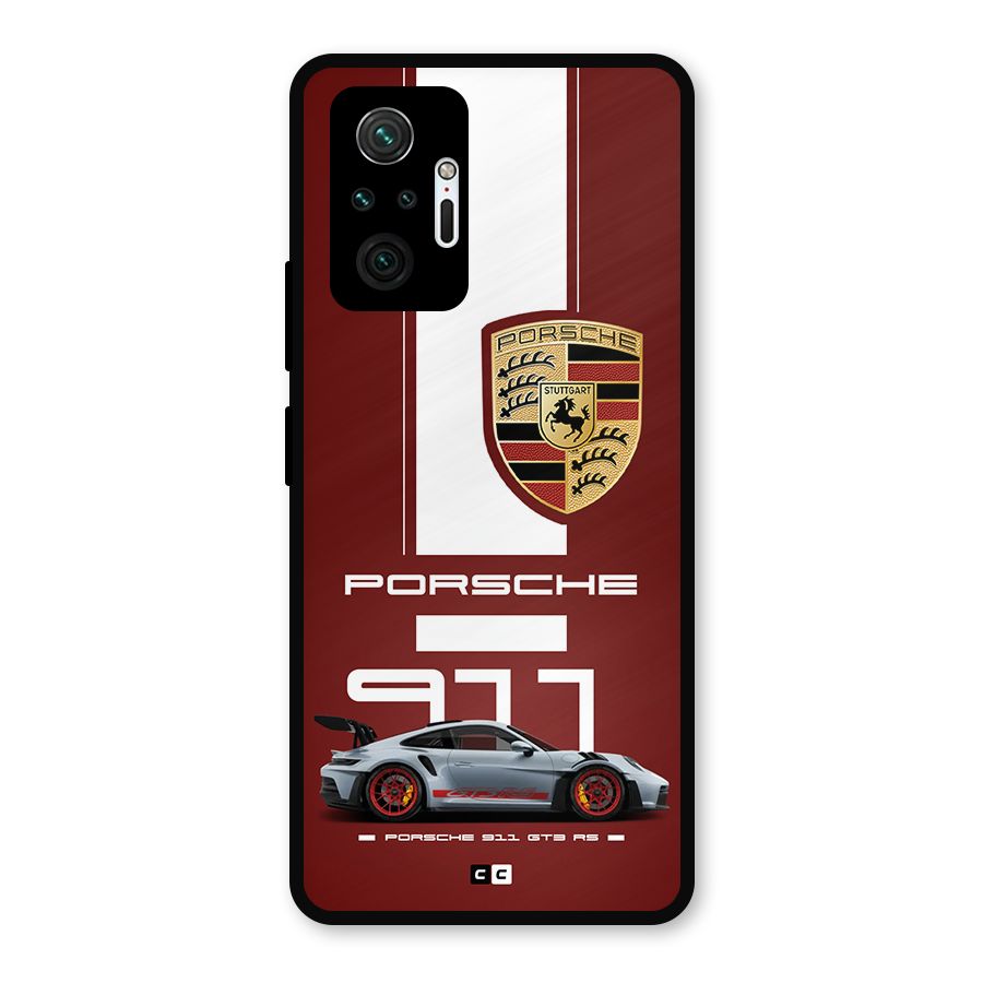 Luxe Supercar Metal Back Case for Redmi Note 10 Pro Max