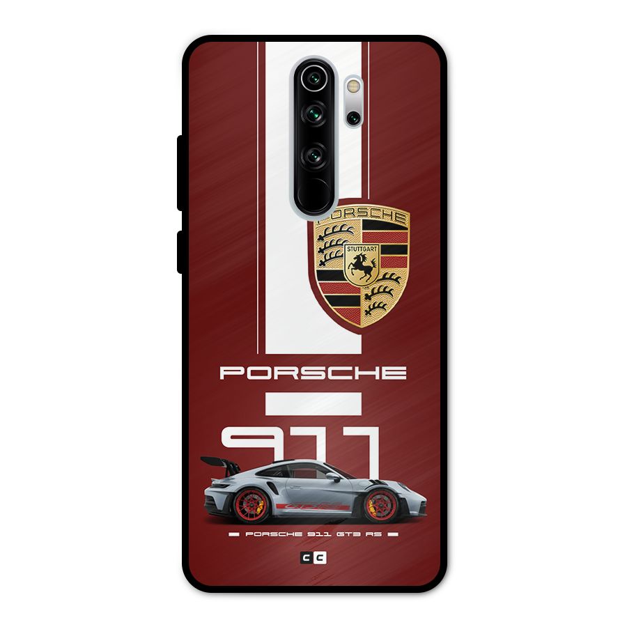 Luxe Supercar Metal Back Case for Redmi Note 8 Pro