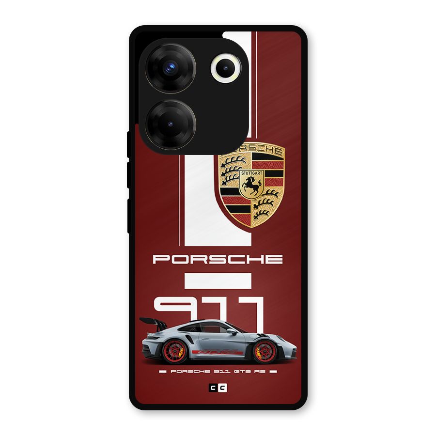 Luxe Supercar Metal Back Case for Tecno Camon 20