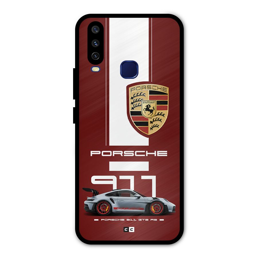 Luxe Supercar Metal Back Case for Vivo U10