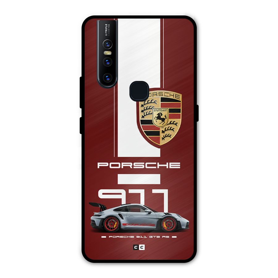 Luxe Supercar Metal Back Case for Vivo V15