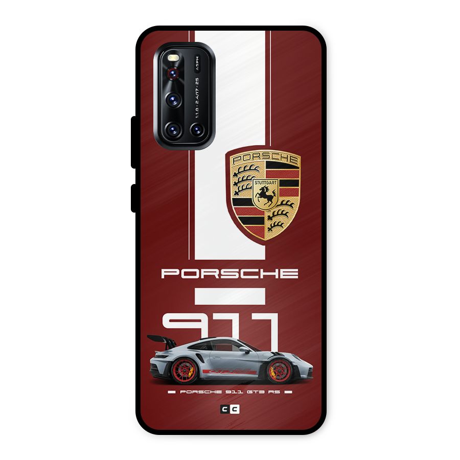 Luxe Supercar Metal Back Case for Vivo V19