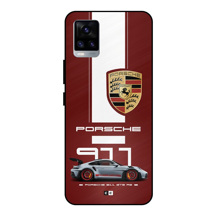 Luxe Supercar Metal Back Case for Vivo V20