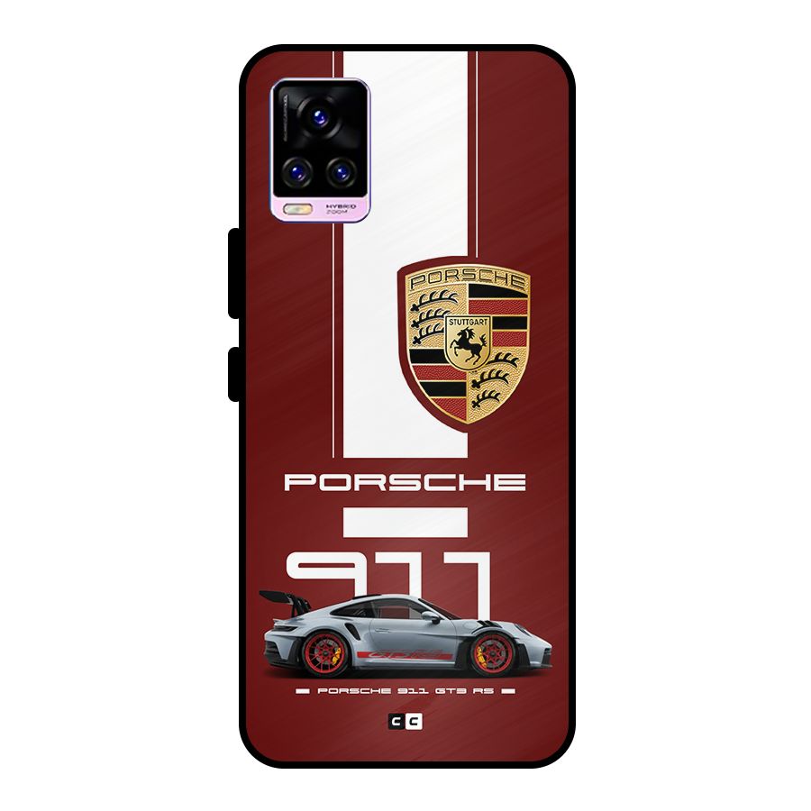 Luxe Supercar Metal Back Case for Vivo V20 Pro