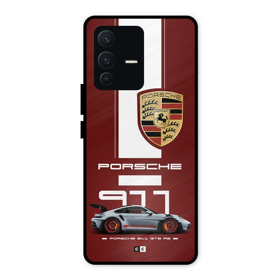 Luxe Supercar Metal Back Case for Vivo V23 5G