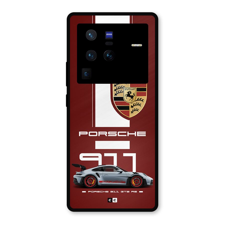 Luxe Supercar Metal Back Case for Vivo X80 Pro