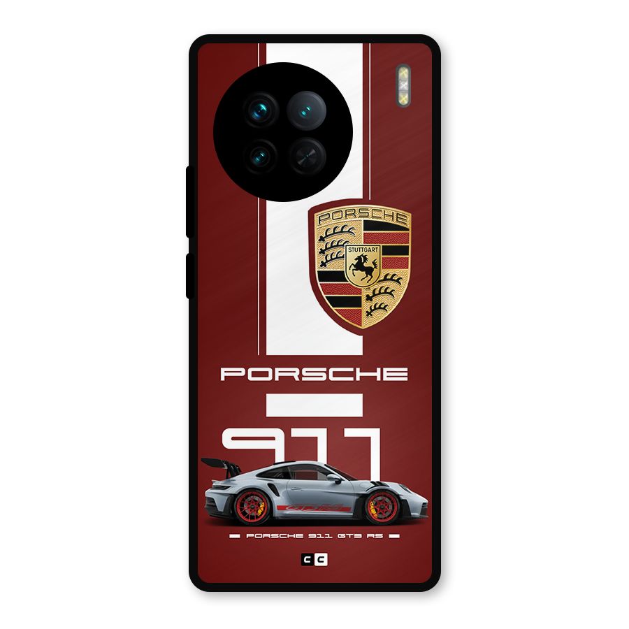 Luxe Supercar Metal Back Case for Vivo X90