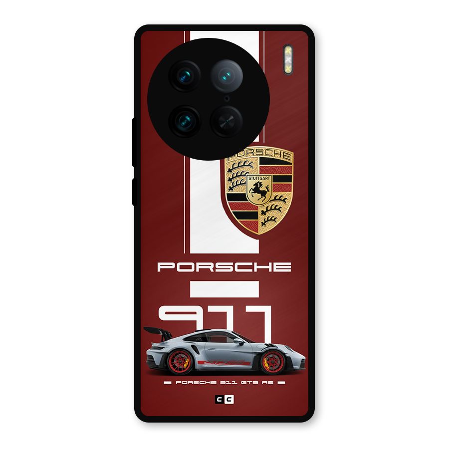 Luxe Supercar Metal Back Case for Vivo X90 Pro