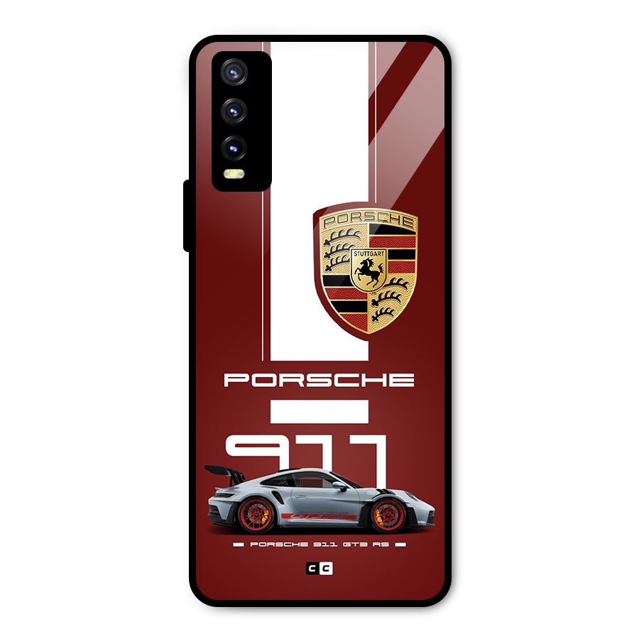 Luxe Supercar Metal Back Case for Vivo Y20