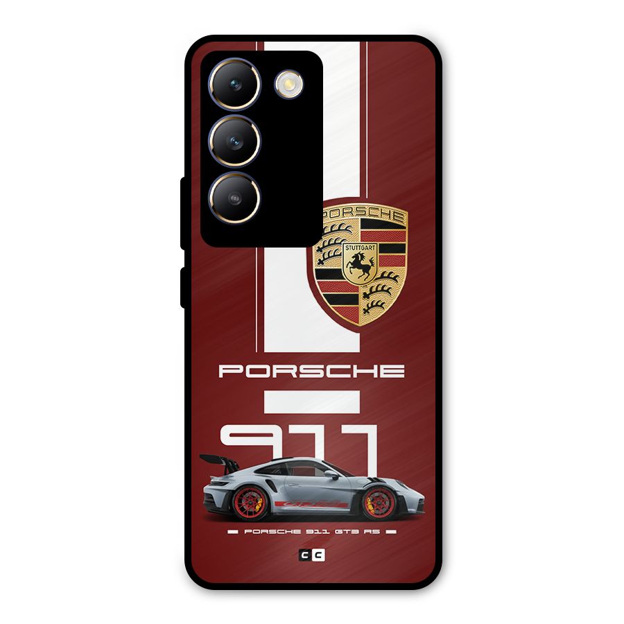 Luxe Supercar Metal Back Case for Vivo Y200e
