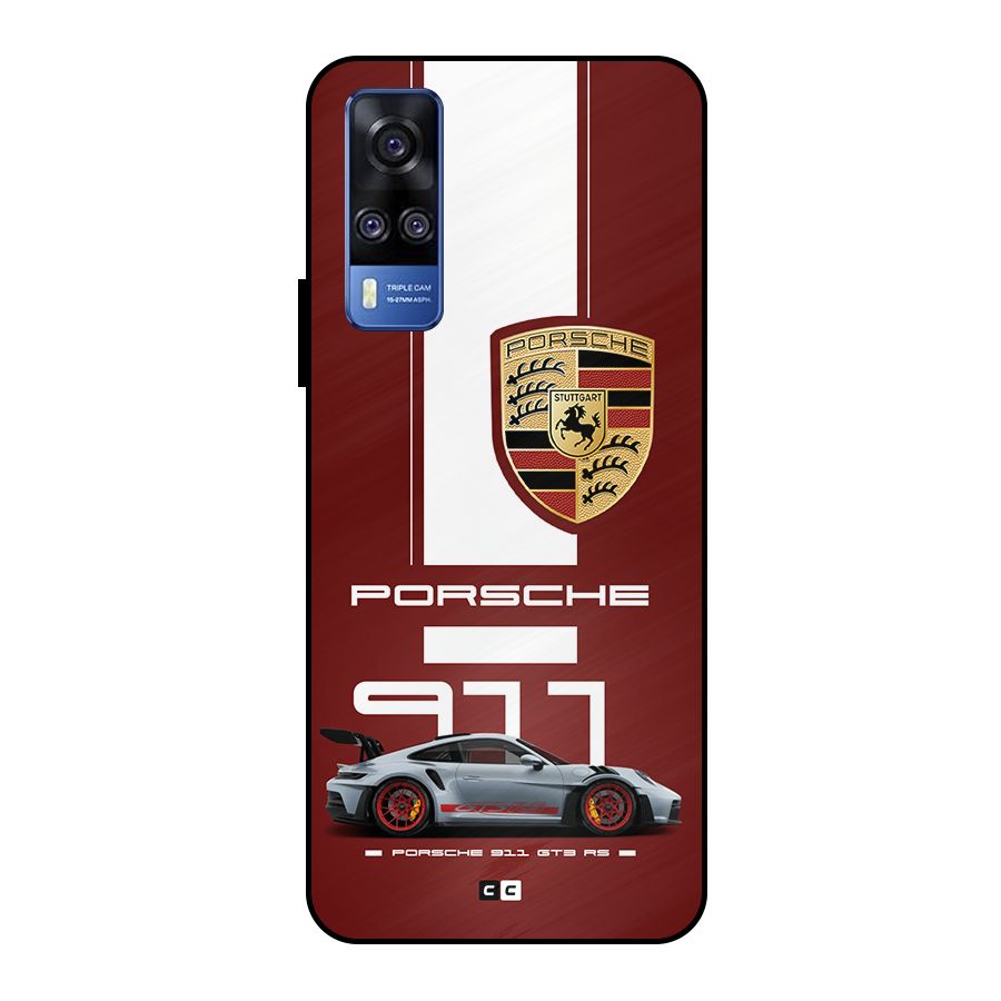 Luxe Supercar Metal Back Case for Vivo Y51