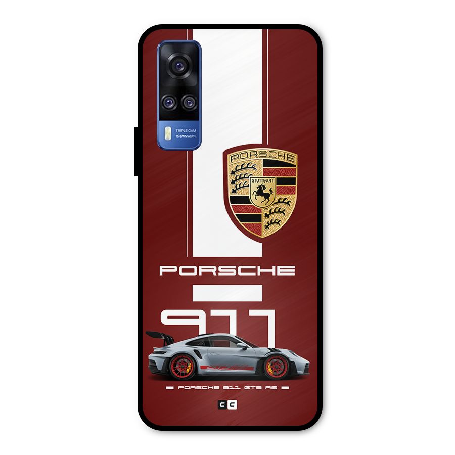 Luxe Supercar Metal Back Case for Vivo Y51A