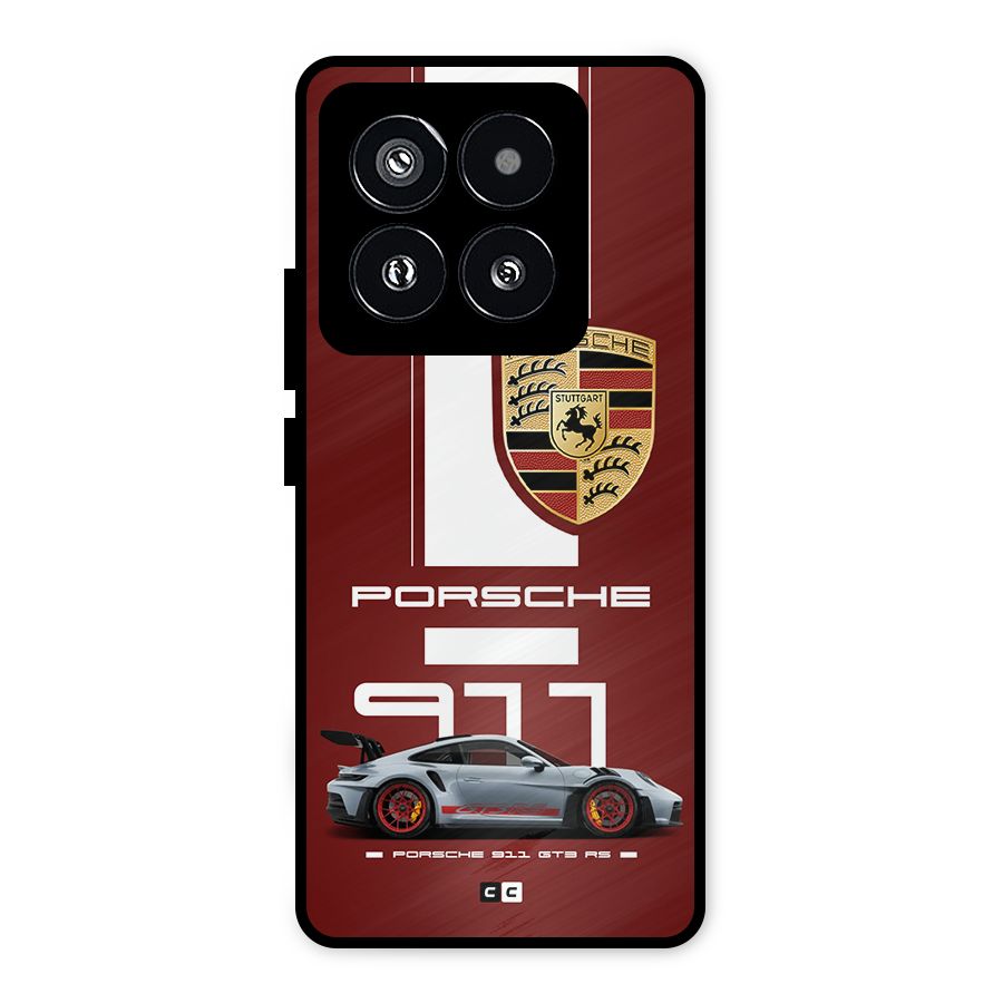 Luxe Supercar Metal Back Case for Xiaomi 14 Pro