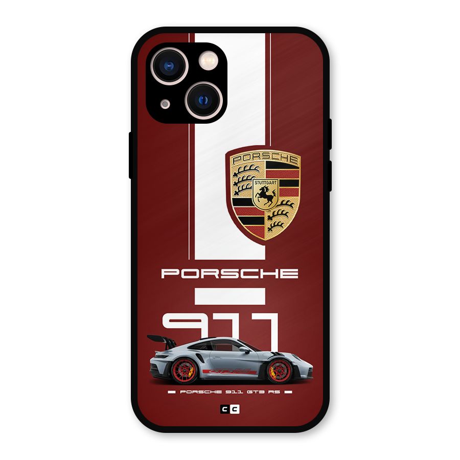 Luxe Supercar Metal Back Case for iPhone 13
