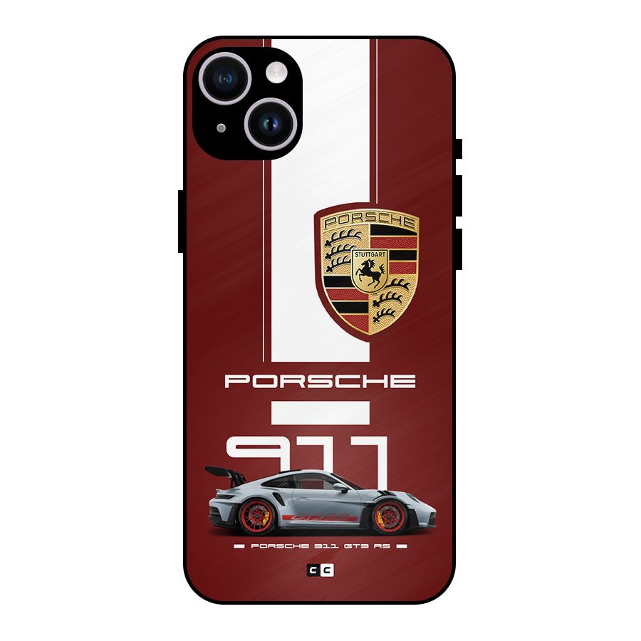 Luxe Supercar Metal Back Case for iPhone 14 Plus