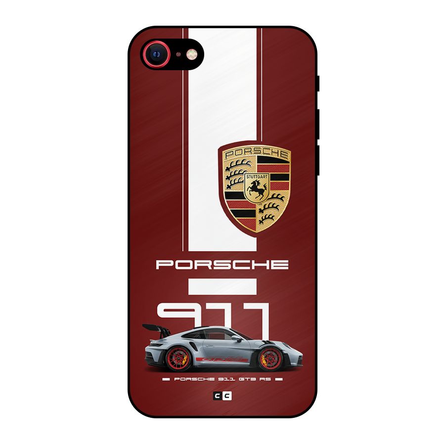 Luxe Supercar Metal Back Case for iPhone SE 2022