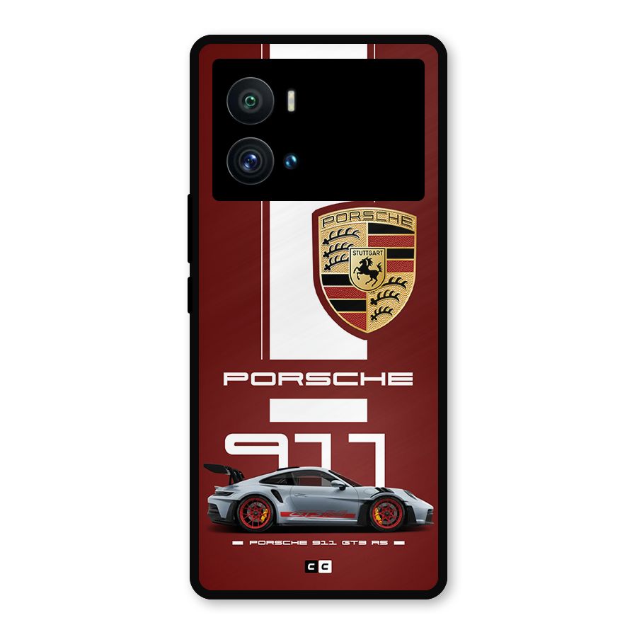 Luxe Supercar Metal Back Case for iQOO 9 Pro