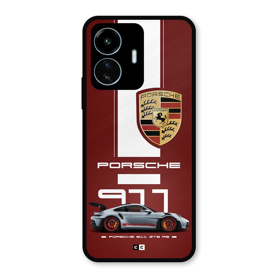 Luxe Supercar Metal Back Case for vivo iQOO Z6 Lite 5G