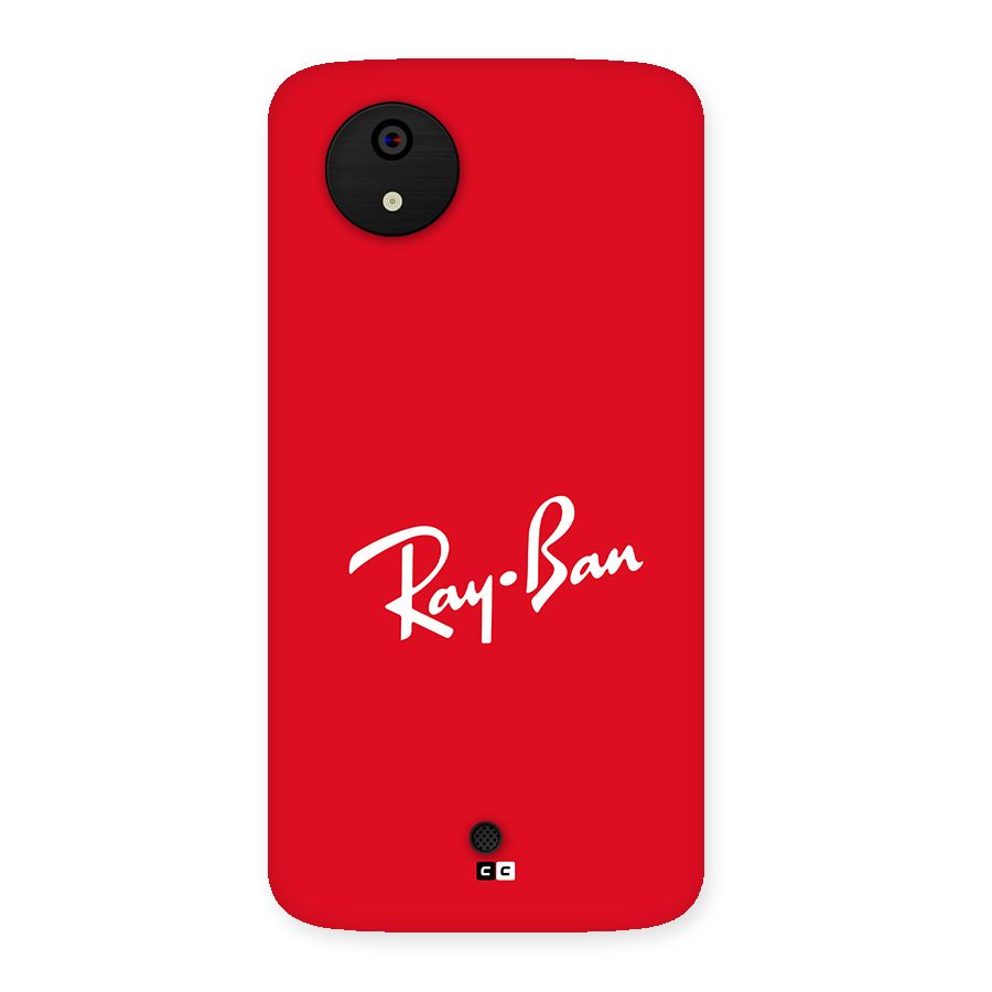 Luxury Red Back Case for Canvas A1  AQ4501