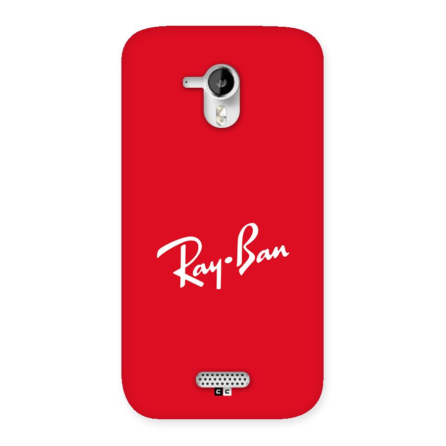 Luxury Red Back Case for Canvas HD A116