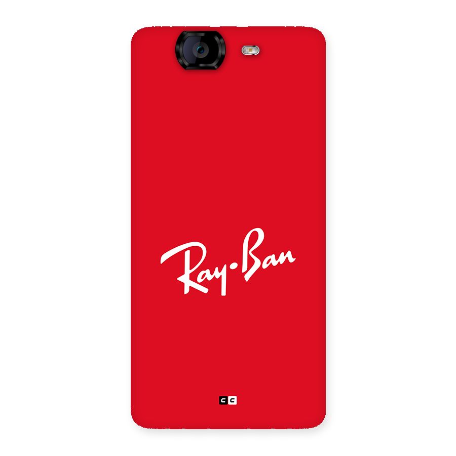 Luxury Red Back Case for Canvas Knight A350