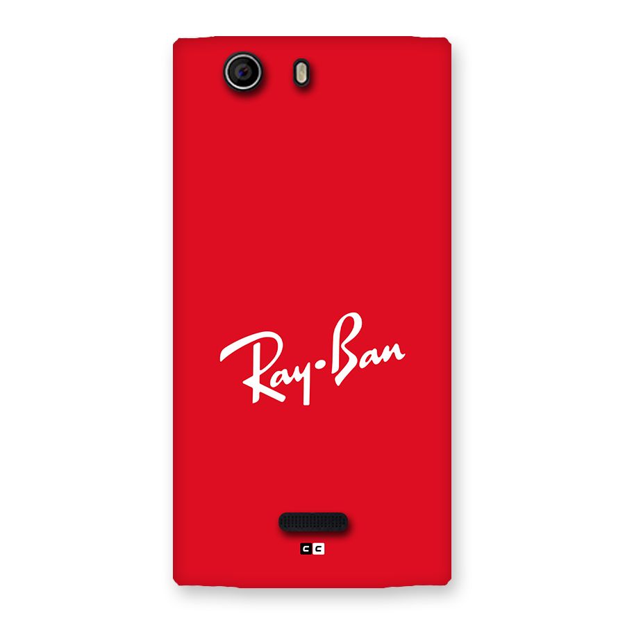 Luxury Red Back Case for Canvas Nitro 2 E311
