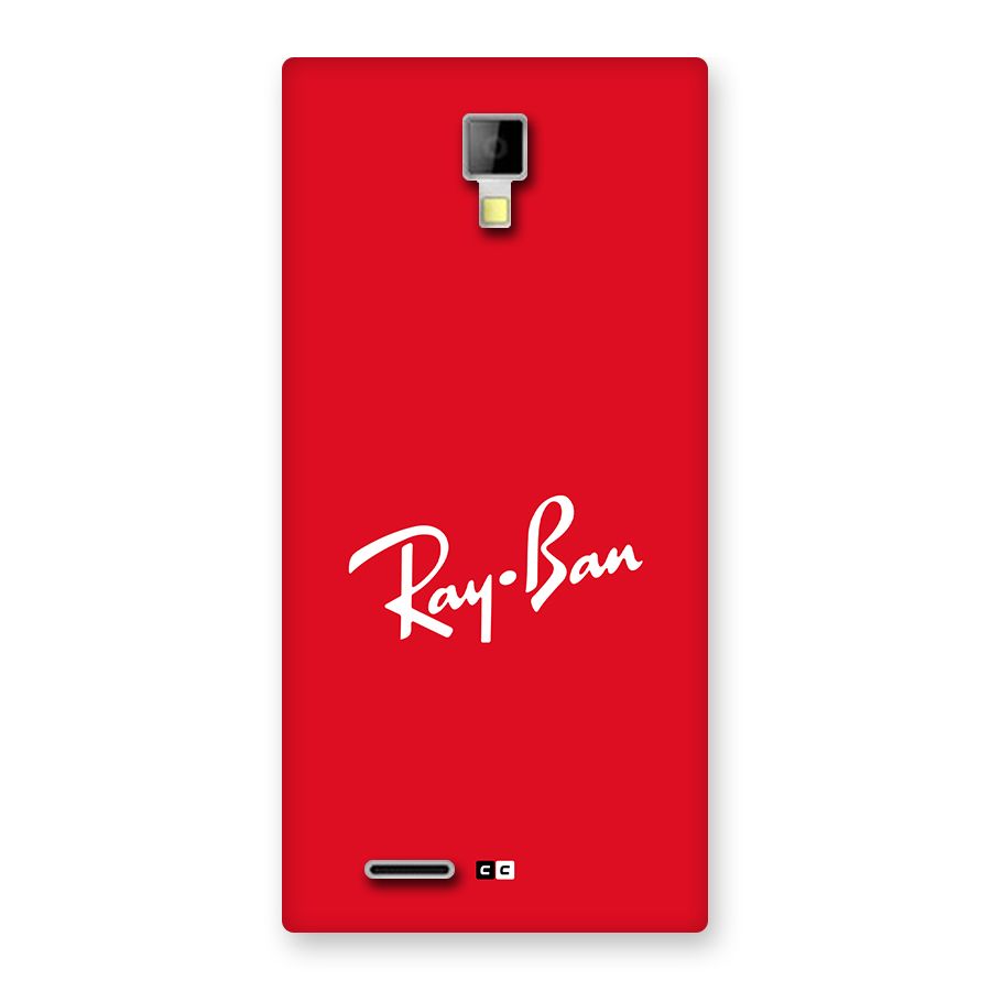 Luxury Red Back Case for Canvas Xpress A99