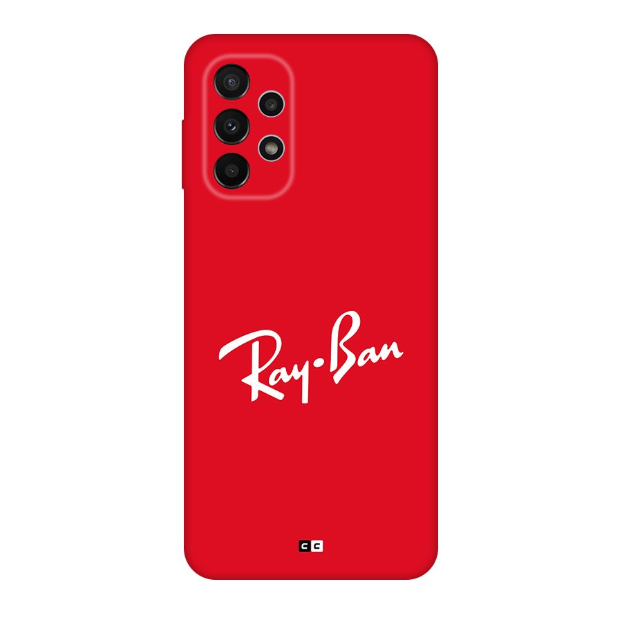 Luxury Red Back Case for Galaxy A23