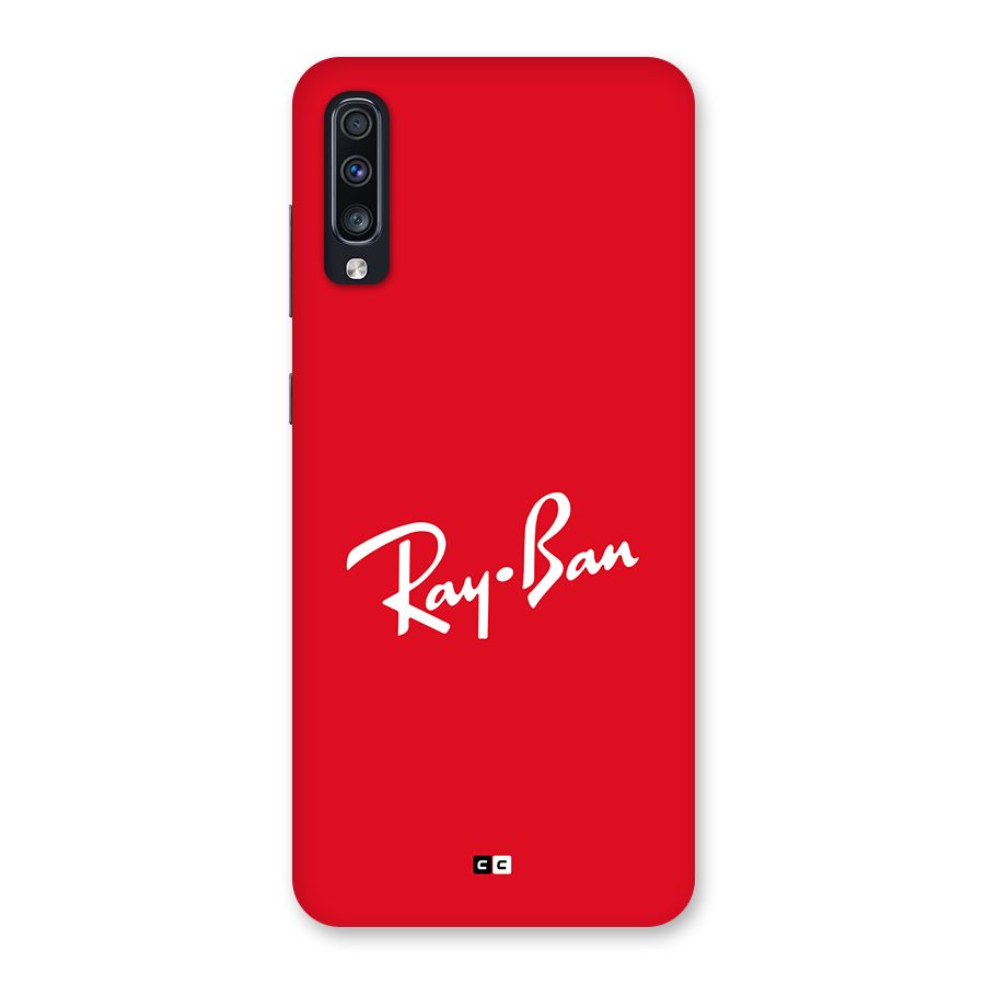 Luxury Red Back Case for Galaxy A70s