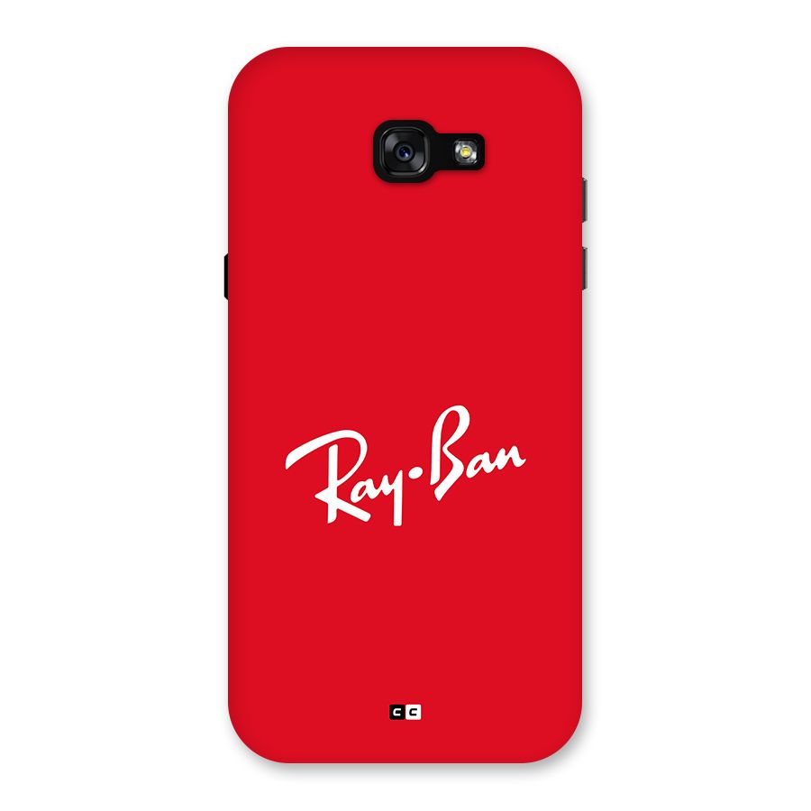 Luxury Red Back Case for Galaxy A7 (2017)