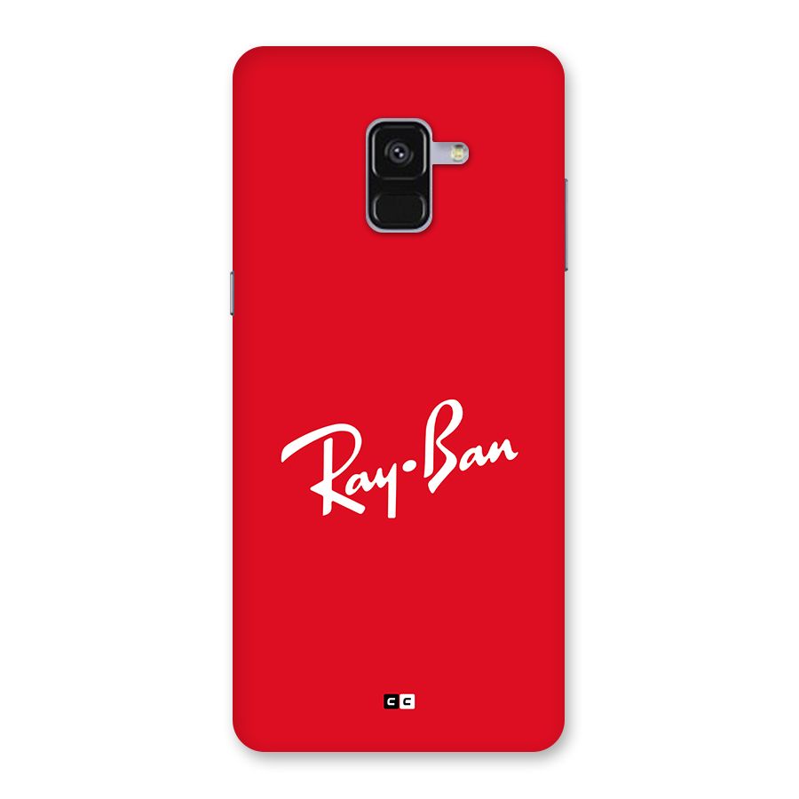Luxury Red Back Case for Galaxy A8 Plus