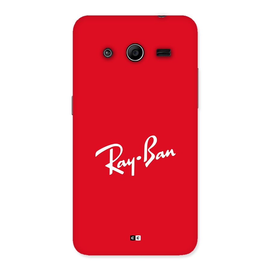 Luxury Red Back Case for Galaxy Core 2