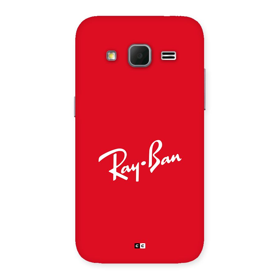 Luxury Red Back Case for Galaxy Core Prime