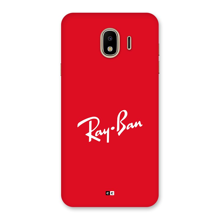 Luxury Red Back Case for Galaxy J4
