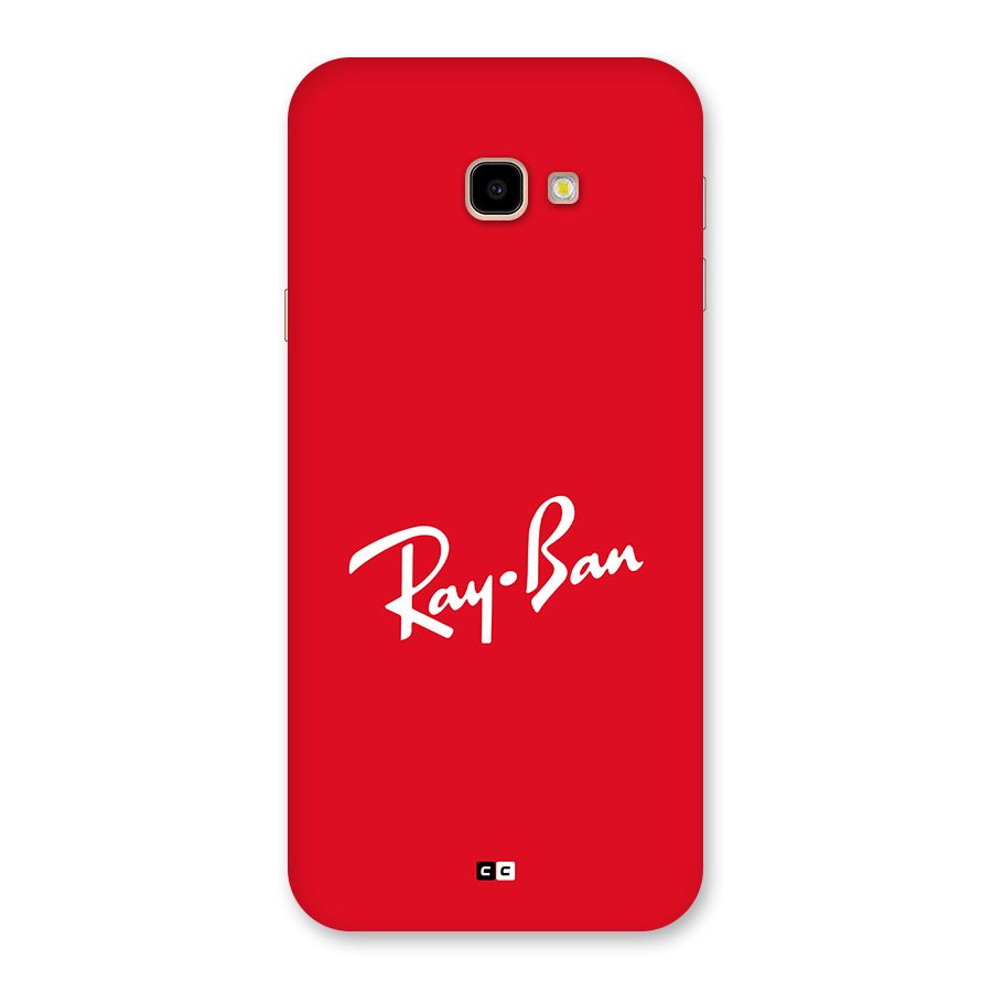 Luxury Red Back Case for Galaxy J4 Plus
