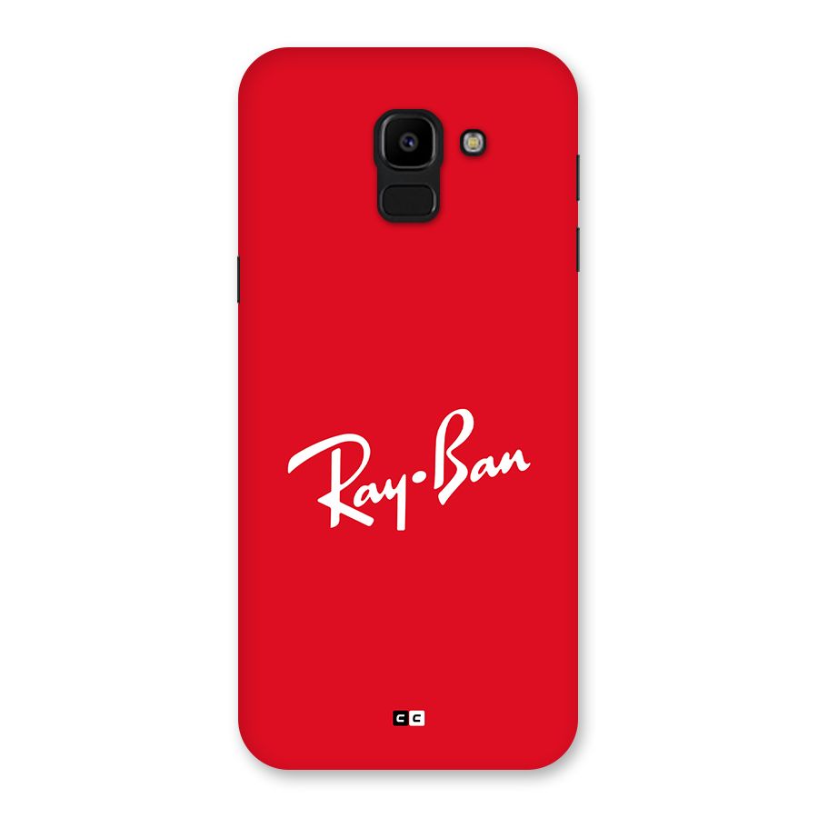 Luxury Red Back Case for Galaxy J6