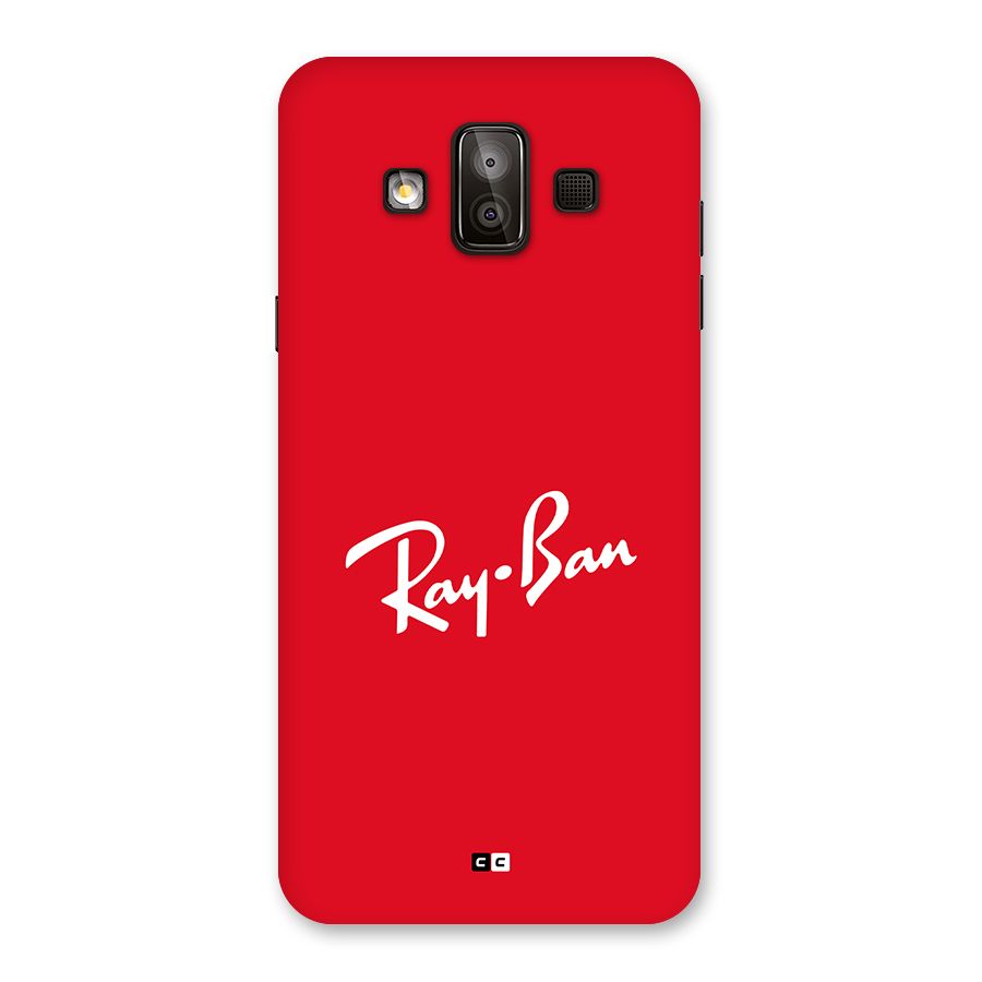 Luxury Red Back Case for Galaxy J7 Duo