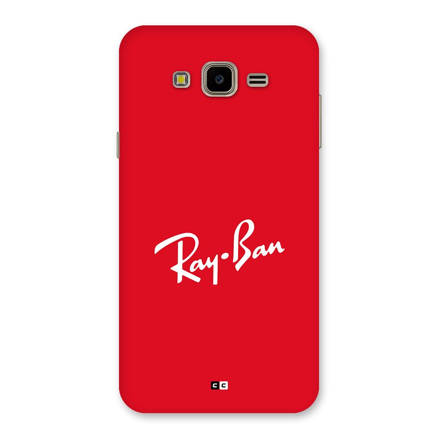 Luxury Red Back Case for Galaxy J7 Nxt