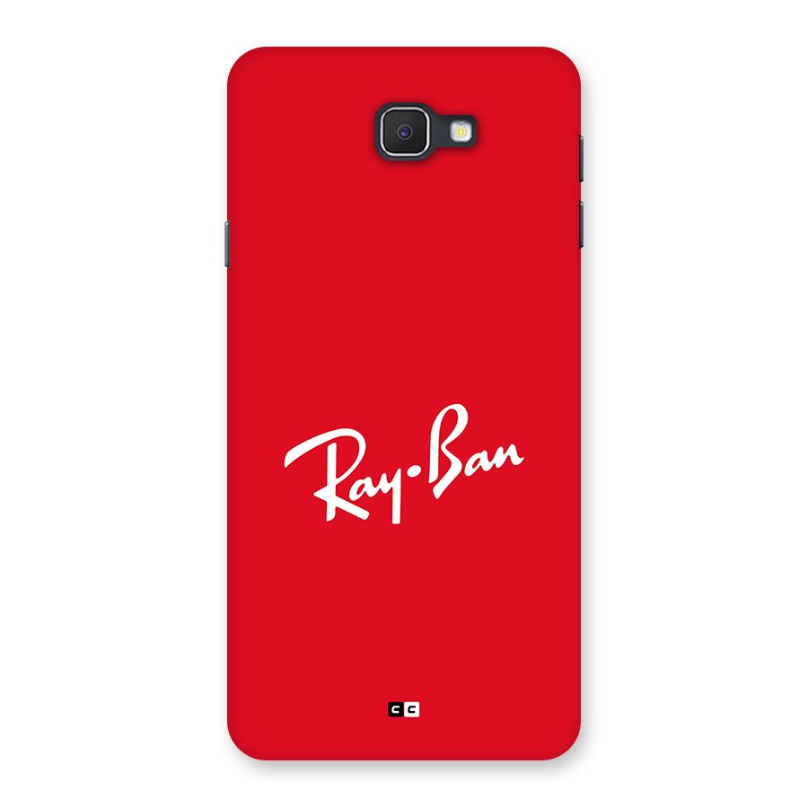 Luxury Red Back Case for Galaxy J7 Prime