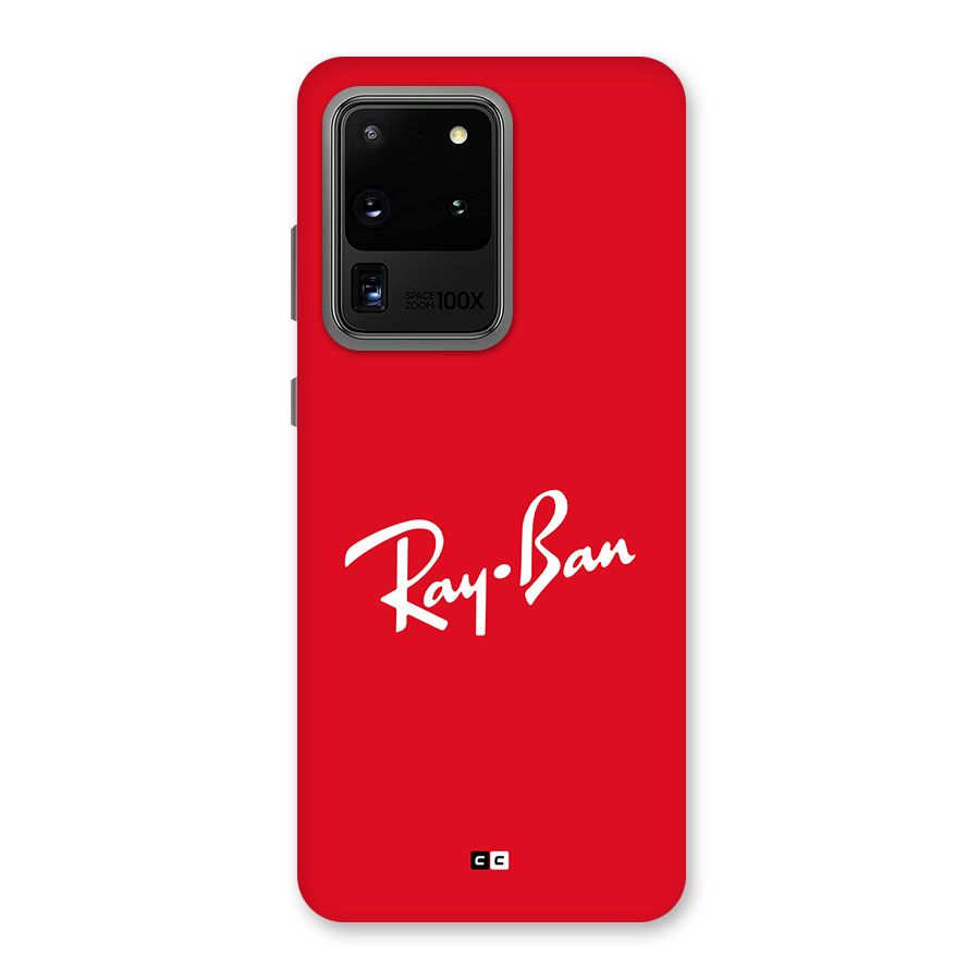 Luxury Red Back Case for Galaxy S20 Ultra