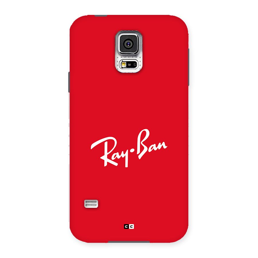 Luxury Red Back Case for Galaxy S5