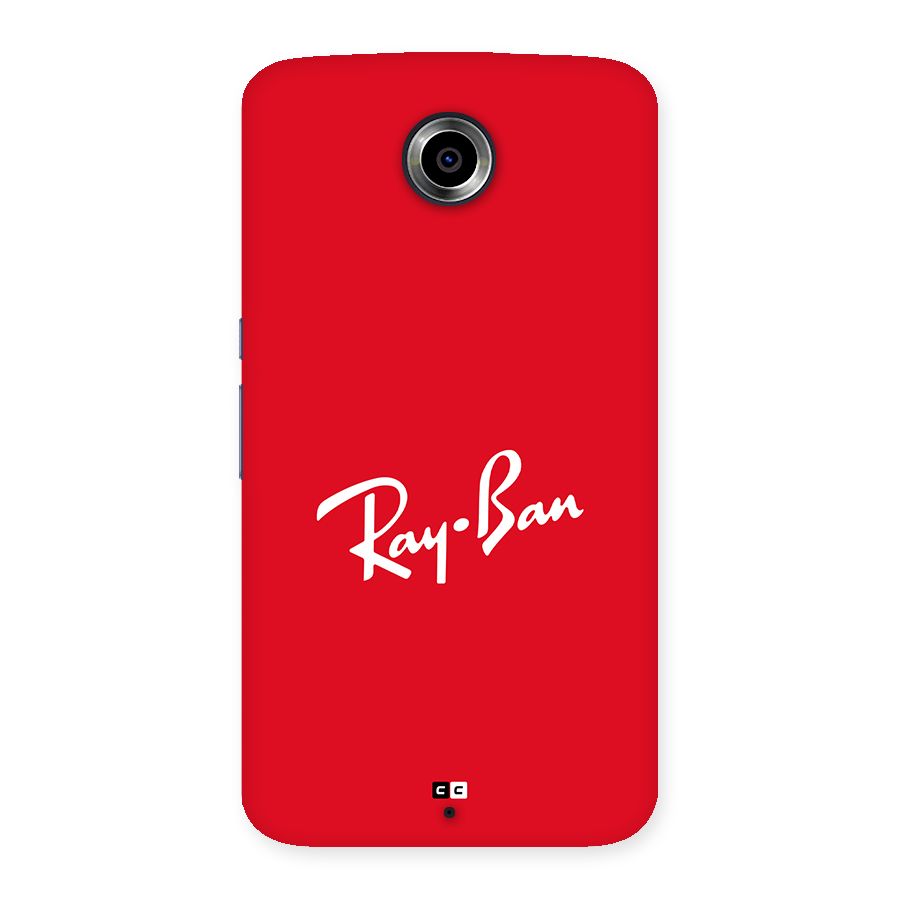 Luxury Red Back Case for Google Nexus 6