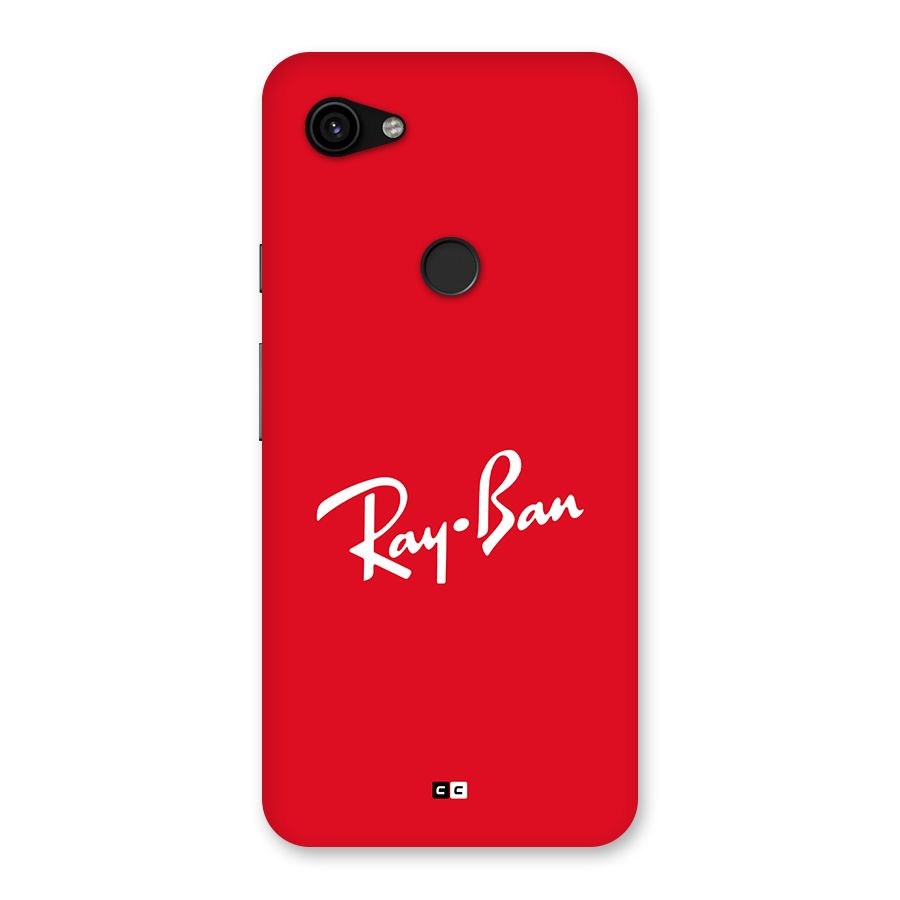 Luxury Red Back Case for Google Pixel 3a XL