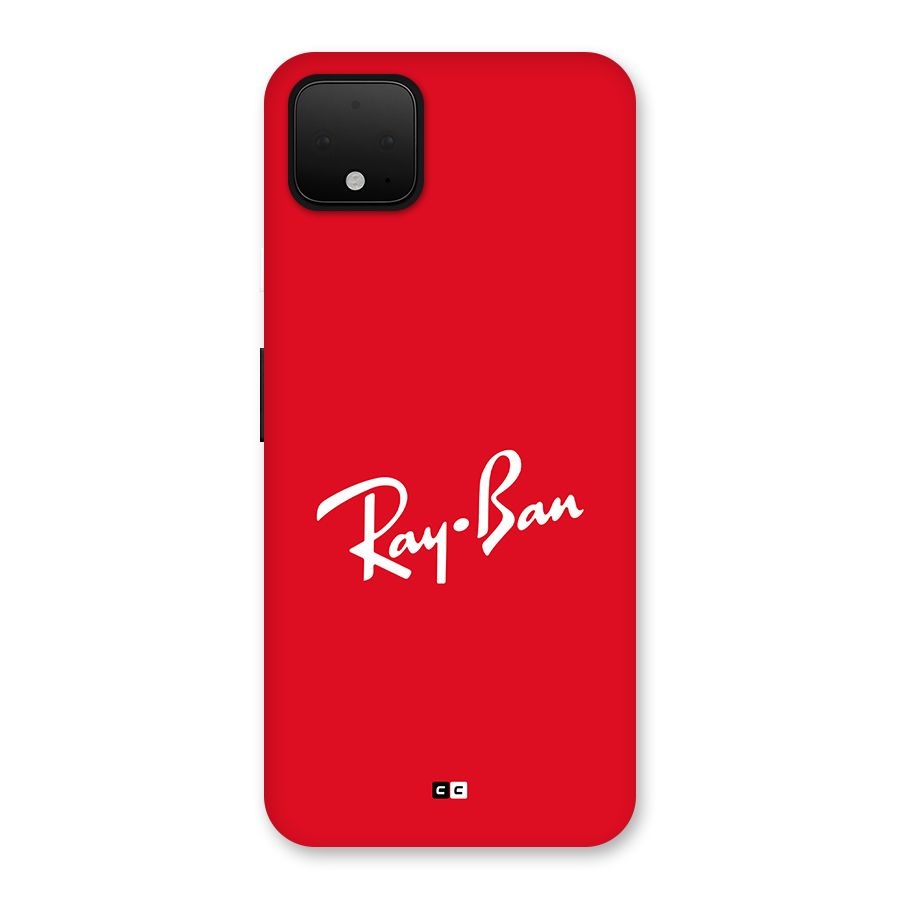 Luxury Red Back Case for Google Pixel 4 XL